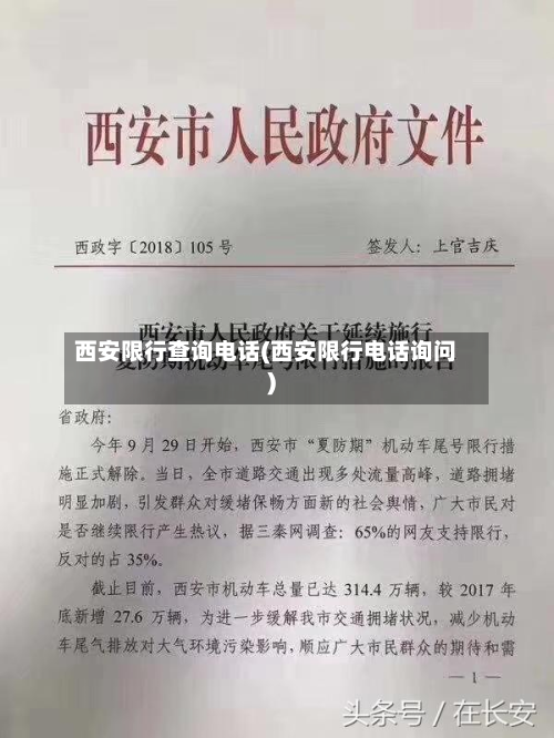 西安限行查询电话(西安限行电话询问)-第2张图片