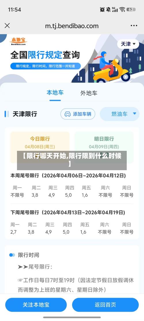 【限行哪天开始,限行限到什么时候】