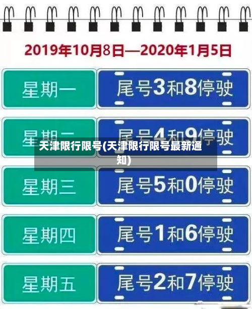 天津限行限号(天津限行限号最新通知)