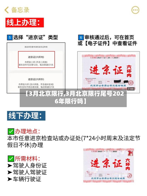 【3月北京限行,3月北京限行尾号2026年限行吗】