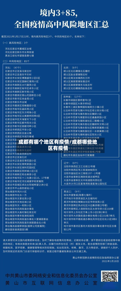 成都有哪个地区有疫情/成都哪些地区有疫情