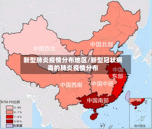 新型肺炎疫情分布地区/新型冠状病毒的肺炎疫情分布