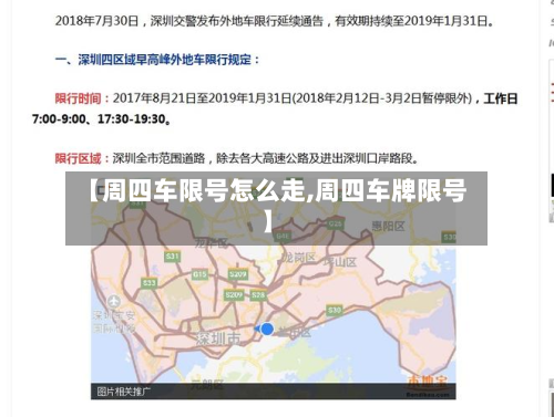 【周四车限号怎么走,周四车牌限号】-第2张图片