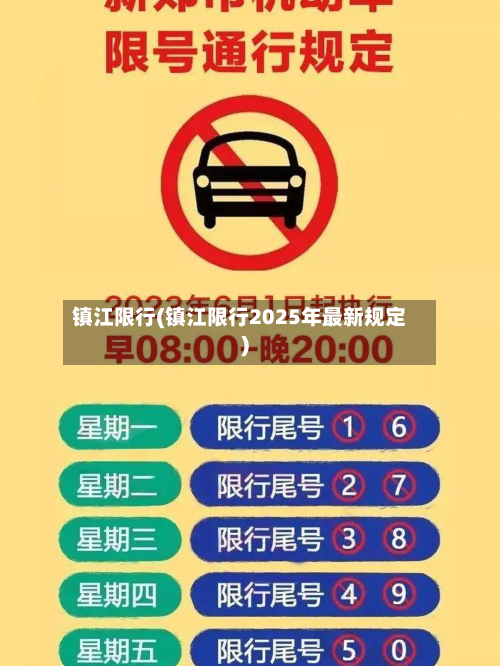 镇江限行(镇江限行2025年最新规定)