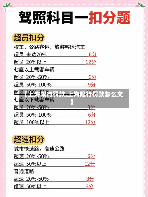 【上海限行罚款,上海限行罚款怎么交】-第2张图片
