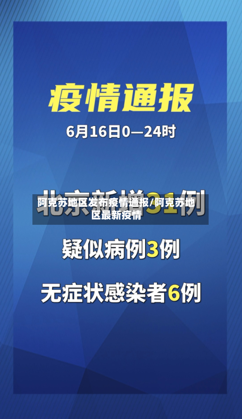 阿克苏地区发布疫情通报/阿克苏地区最新疫情