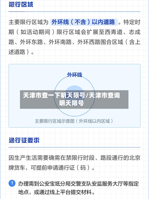 天津市查一下明天限号/天津市查询明天限号-第3张图片