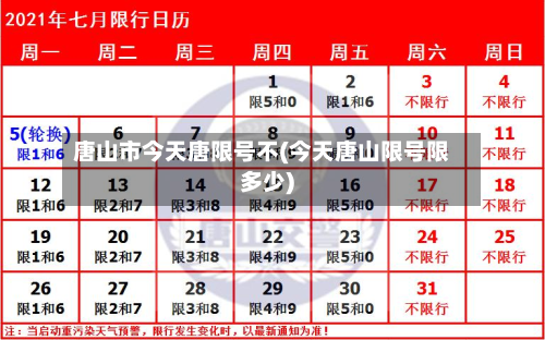 唐山市今天唐限号不(今天唐山限号限多少)