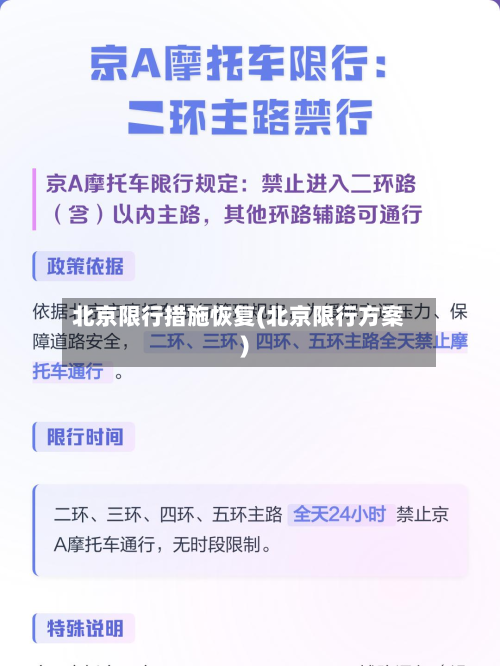 北京限行措施恢复(北京限行方案)-第3张图片