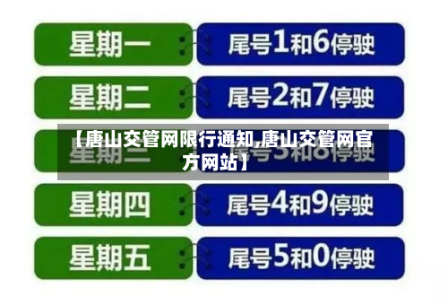 【唐山交管网限行通知,唐山交管网官方网站】