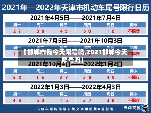 【邯郸市我今天限号吗,2021邯郸今天限号吗】