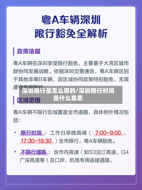 深圳限行是怎么限的/深圳限行时间是什么意思