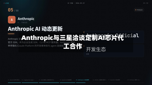 Anthropic与三星洽谈定制AI芯片代工合作-第2张图片