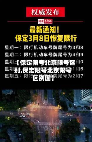 【保定限号北京限号区别,保定限号北京限号区别图】