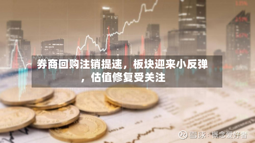 券商回购注销提速，板块迎来小反弹，估值修复受关注