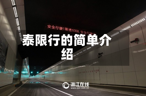 泰限行的简单介绍