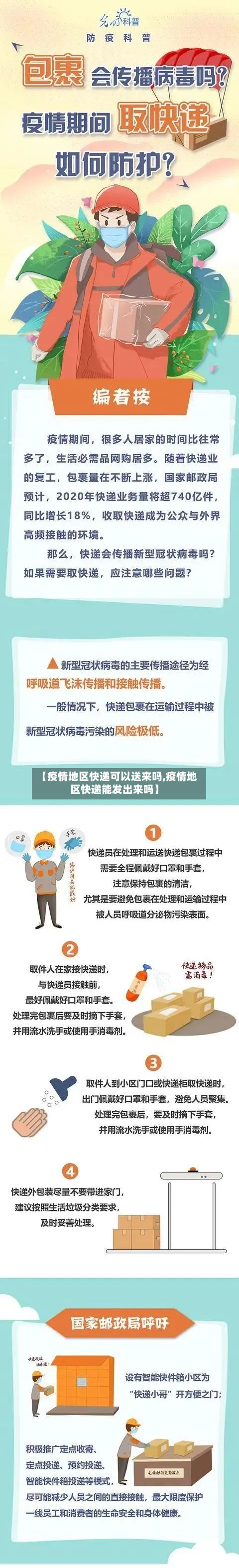 【疫情地区快递可以送来吗,疫情地区快递能发出来吗】