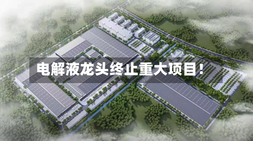 电解液龙头终止重大项目！