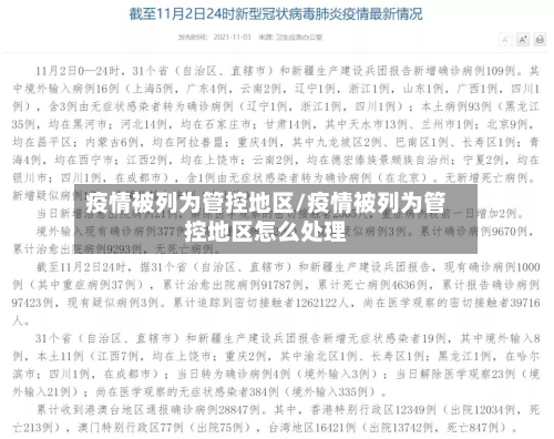 疫情被列为管控地区/疫情被列为管控地区怎么处理-第2张图片
