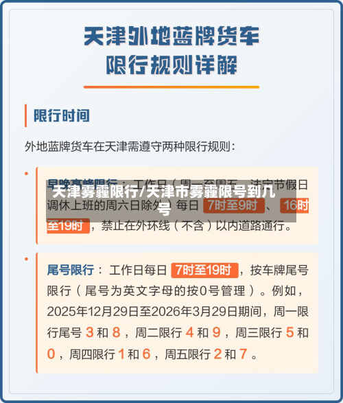 天津雾霾限行/天津市雾霾限号到几号-第2张图片