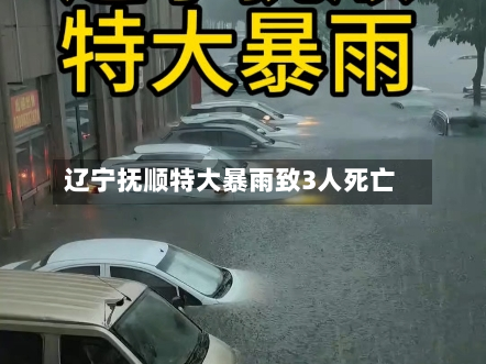 辽宁抚顺特大暴雨致3人死亡-第2张图片