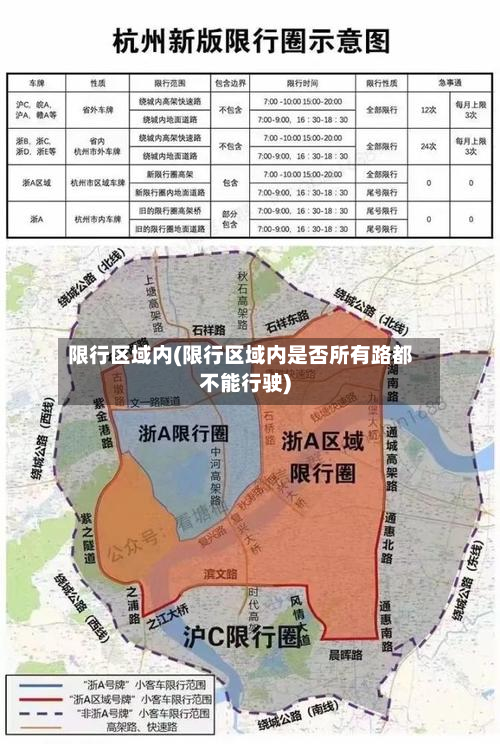限行区域内(限行区域内是否所有路都不能行驶)