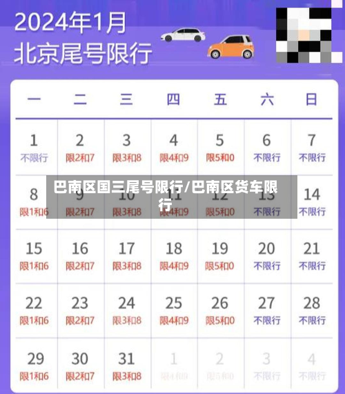 巴南区国三尾号限行/巴南区货车限行