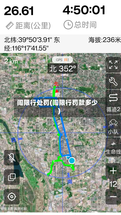 闯限行处罚(闯限行罚款多少)