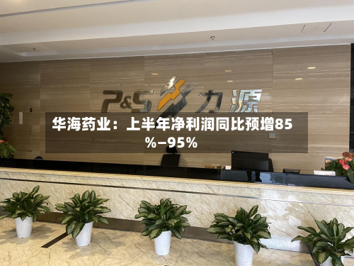 华海药业:上半年净利润同比预增85%—95%