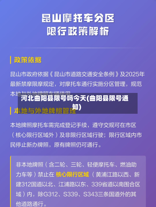 河北曲阳县限号吗今天(曲阳县限号通知)