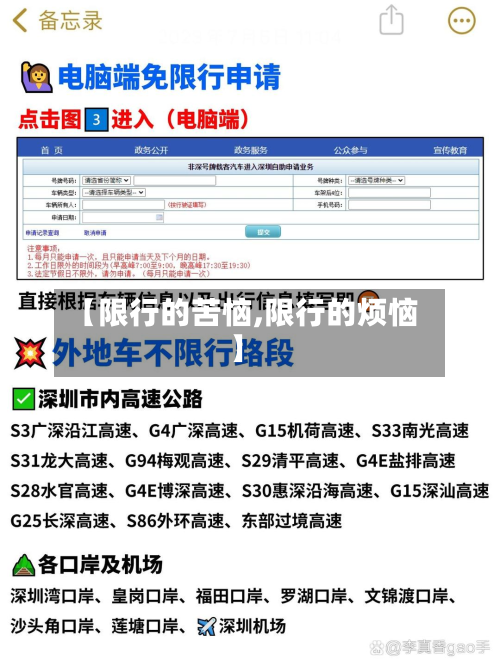 【限行的苦恼,限行的烦恼】-第2张图片
