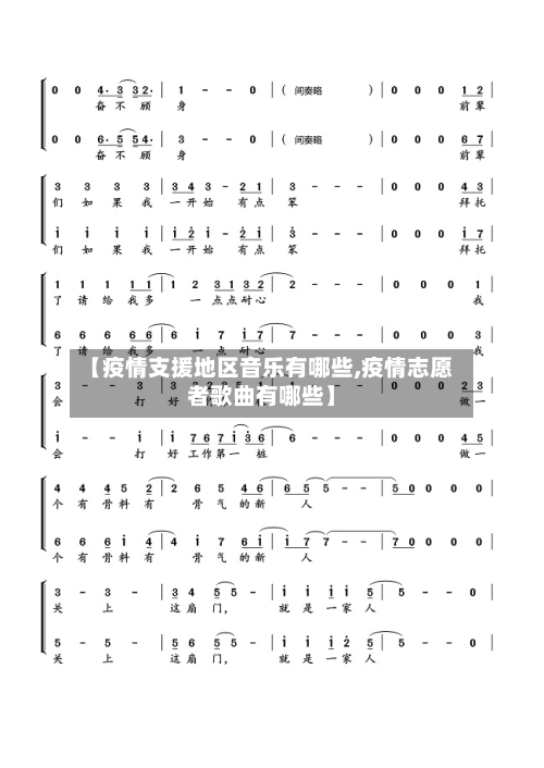 【疫情支援地区音乐有哪些,疫情志愿者歌曲有哪些】-第2张图片