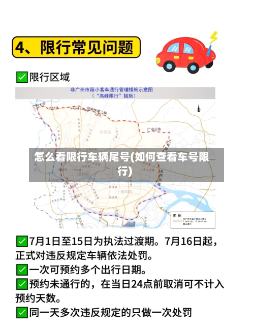 怎么看限行车辆尾号(如何查看车号限行)-第2张图片