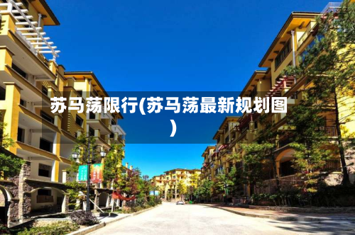 苏马荡限行(苏马荡最新规划图)-第2张图片