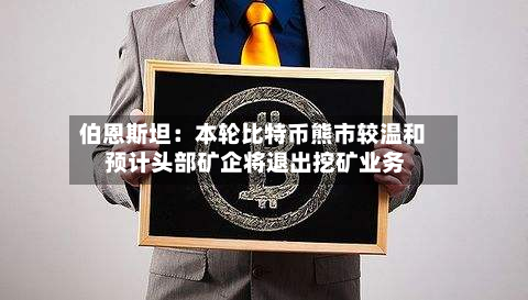 伯恩斯坦:本轮比特币熊市较温和 预计头部矿企将退出挖矿业务-第2张图片