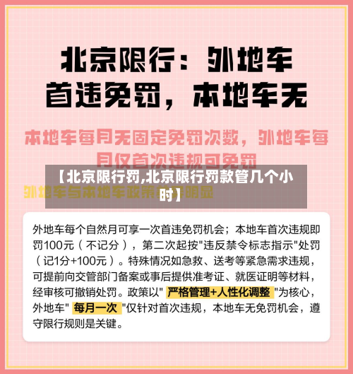 【北京限行罚,北京限行罚款管几个小时】-第3张图片