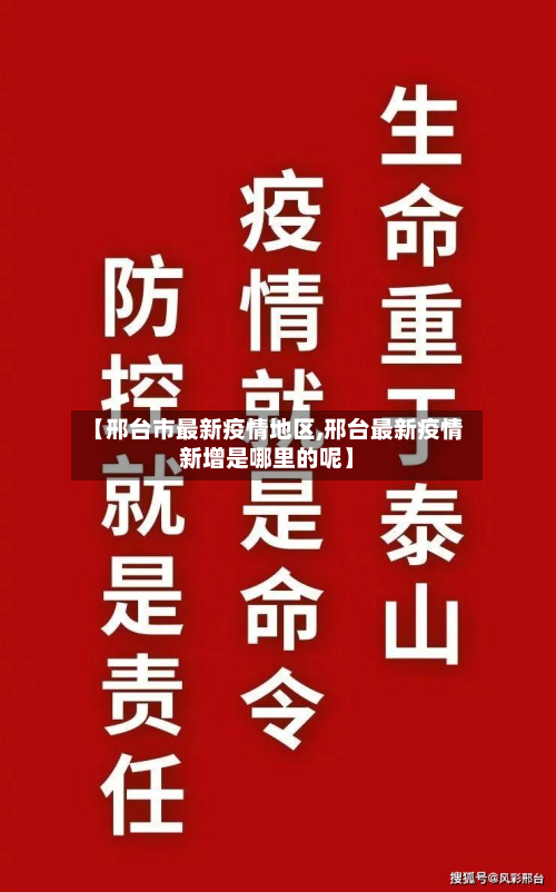 【邢台市最新疫情地区,邢台最新疫情新增是哪里的呢】