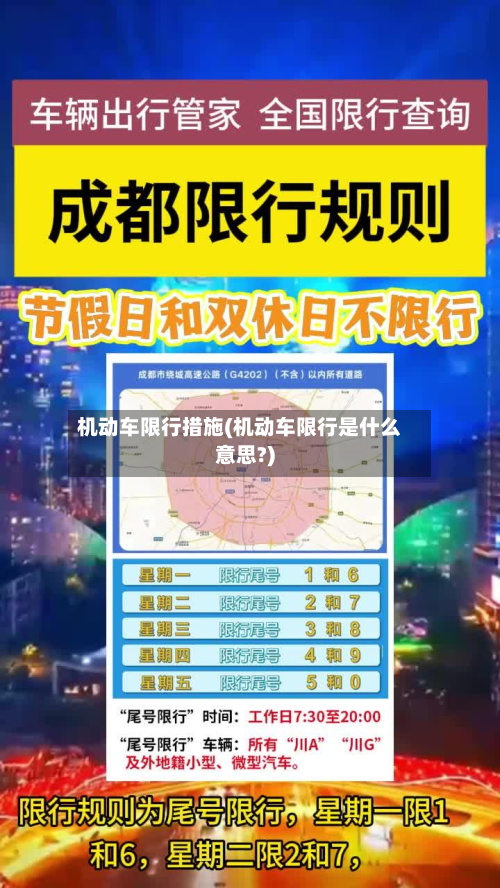 机动车限行措施(机动车限行是什么意思?)