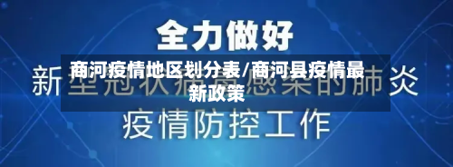 商河疫情地区划分表/商河县疫情最新政策