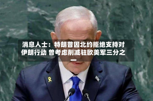 消息人士:特朗普因北约拒绝支持对伊朗行动 曾考虑削减驻欧美军三分之一-第3张图片