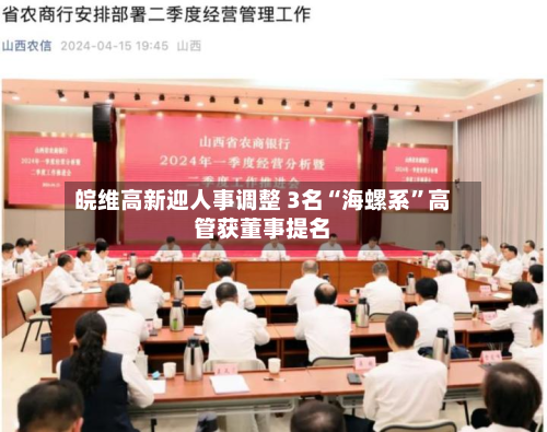 皖维高新迎人事调整 3名“海螺系	”高管获董事提名-第2张图片