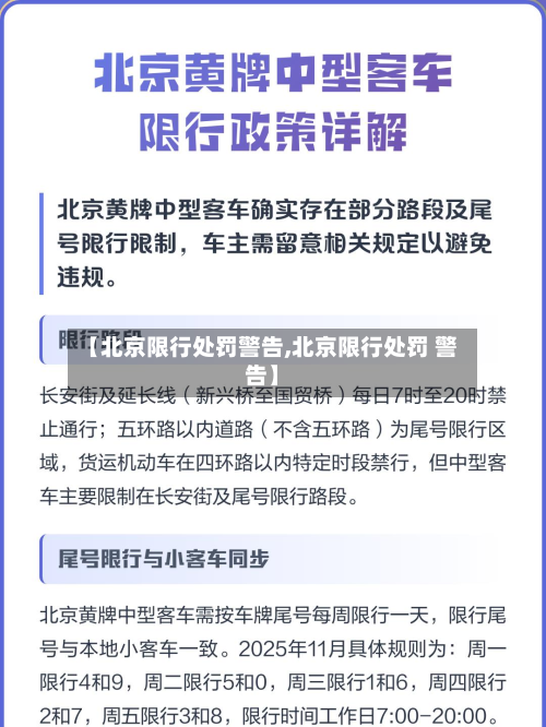 【北京限行处罚警告,北京限行处罚 警告】