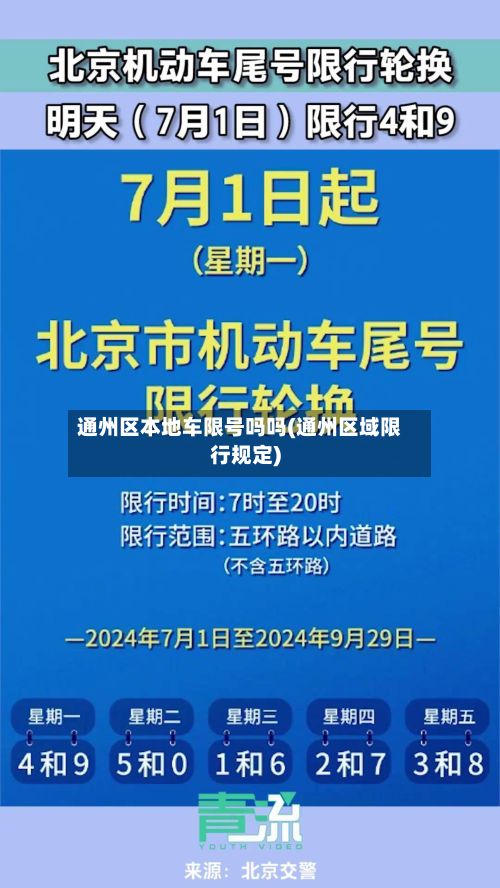 通州区本地车限号吗吗(通州区域限行规定)