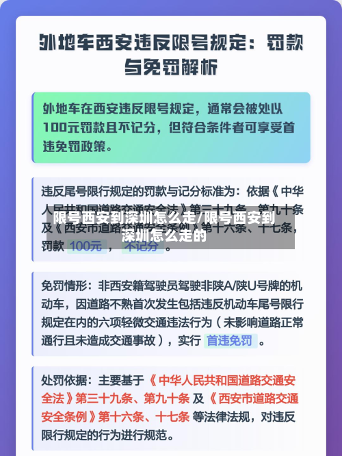 限号西安到深圳怎么走/限号西安到深圳怎么走的