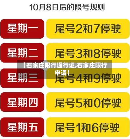 【石家庄限行通行证,石家庄限行申请】-第3张图片