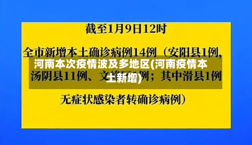 河南本次疫情波及多地区(河南疫情本土新增)