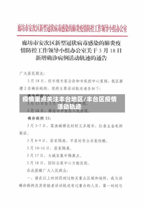 疫情重点关注丰台地区/丰台区疫情活动轨迹
