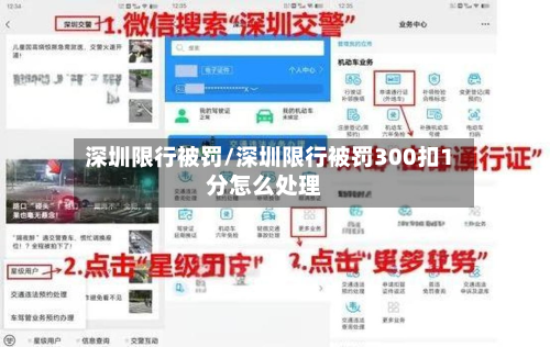 深圳限行被罚/深圳限行被罚300扣1分怎么处理