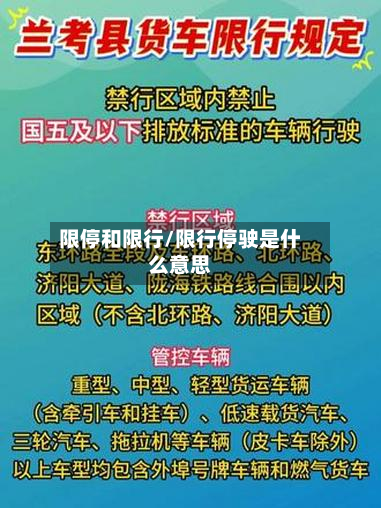 限停和限行/限行停驶是什么意思