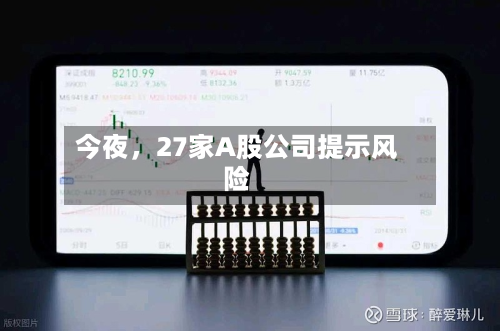 今夜，27家A股公司提示风险-第2张图片